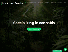 Tablet Screenshot of lockboxseeds.com